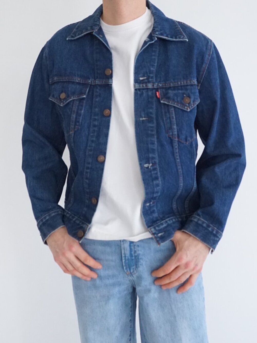 Vintage 1970s Levi's Type 3 Denim Jacket / Vintage Jean Jacket / Size 40 Small